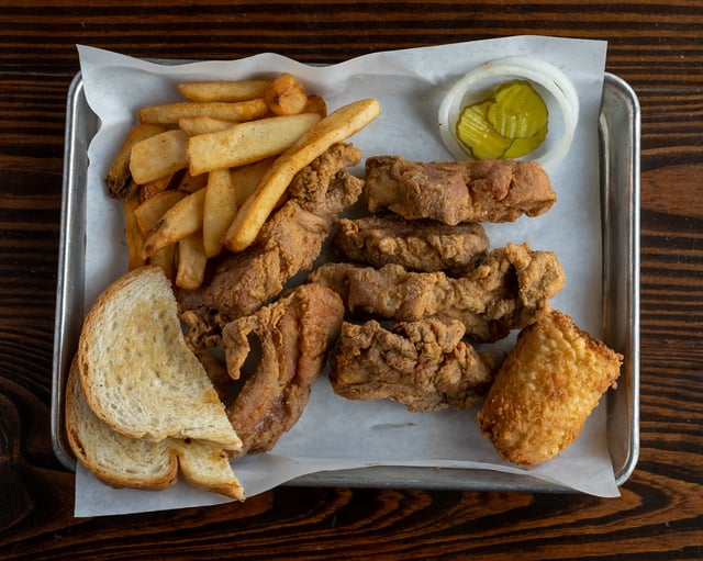 1/2 Rack Baby Back Ribs Fried