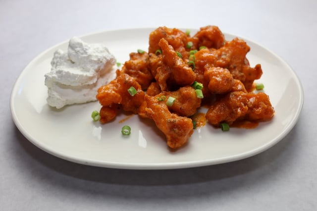 Buffalo Cauliflower Bites