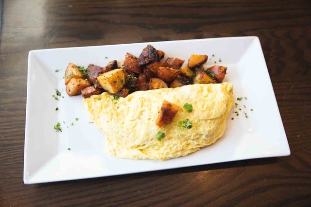 Omelet Buffet Mise en Place - Luna Pier Cook