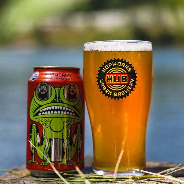 Tree Frog Organic Pale Ale - Hopworks Brewery: Portland Bar