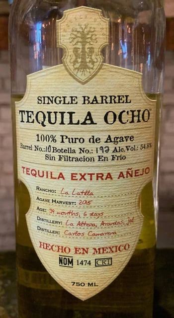 Ocho El Bajo Extra Anejo