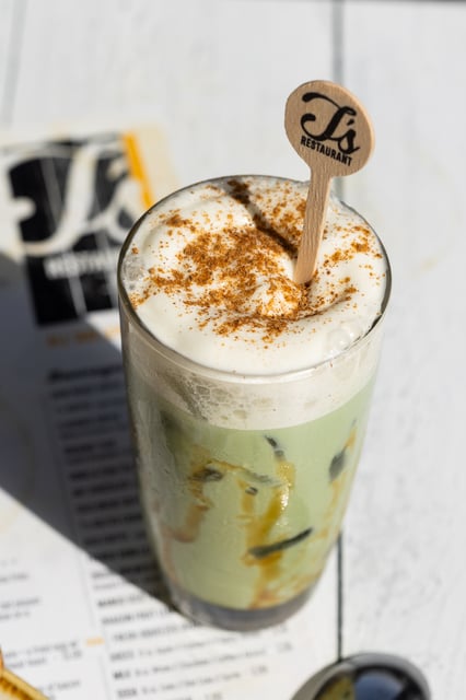 PUMPKIN MATCHA LATTE