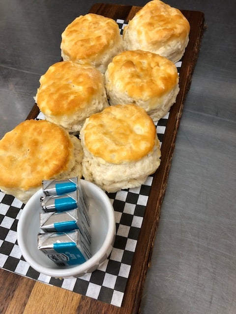 Six Biscuits & Butter