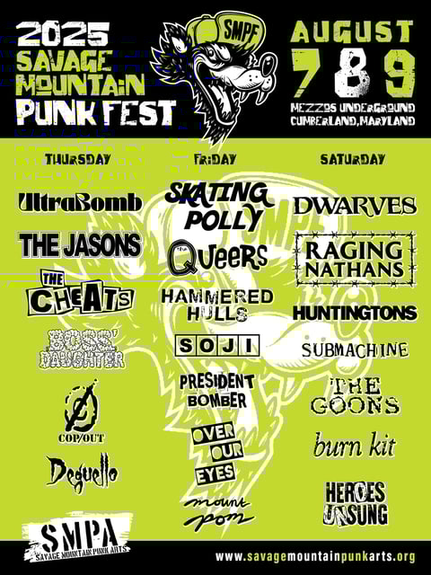 Savage Mountain Punk Fest 25 - MEZZOS