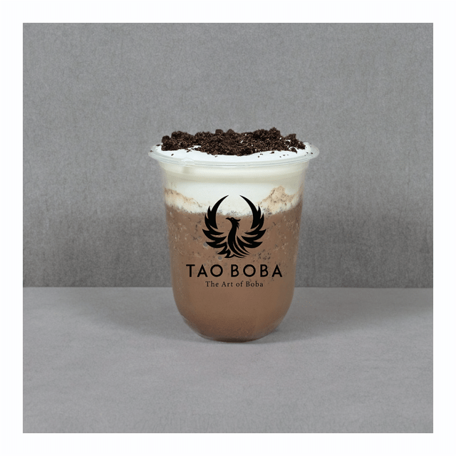 Cheese Milk Tea - Tao Boba. A Modern Coffee + Boba Tea Bar