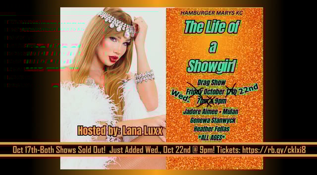 The Life of a Showgirl Drag Show - Hamburger Mary's