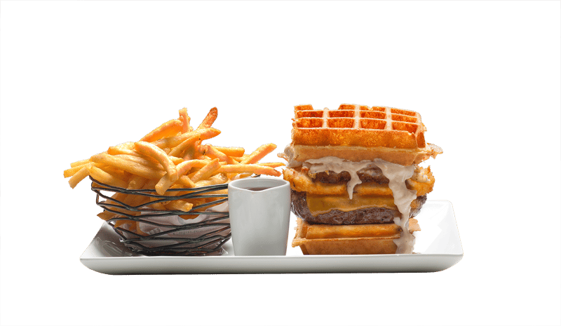 Waffle Breakfast Burger