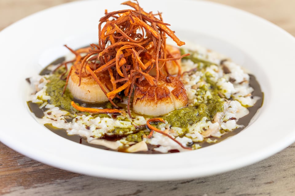 Seared Scallop Risotto