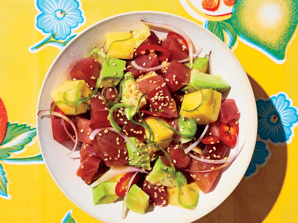 Hawaiian Ahi Tuna Poke