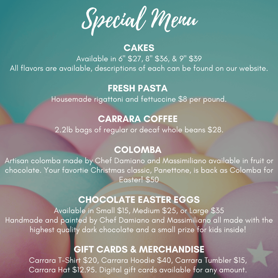 special menu
