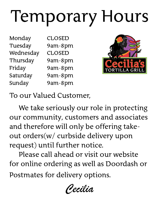 Temporary Hours