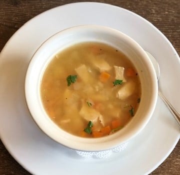 CHICKEN & RICE SOUP
