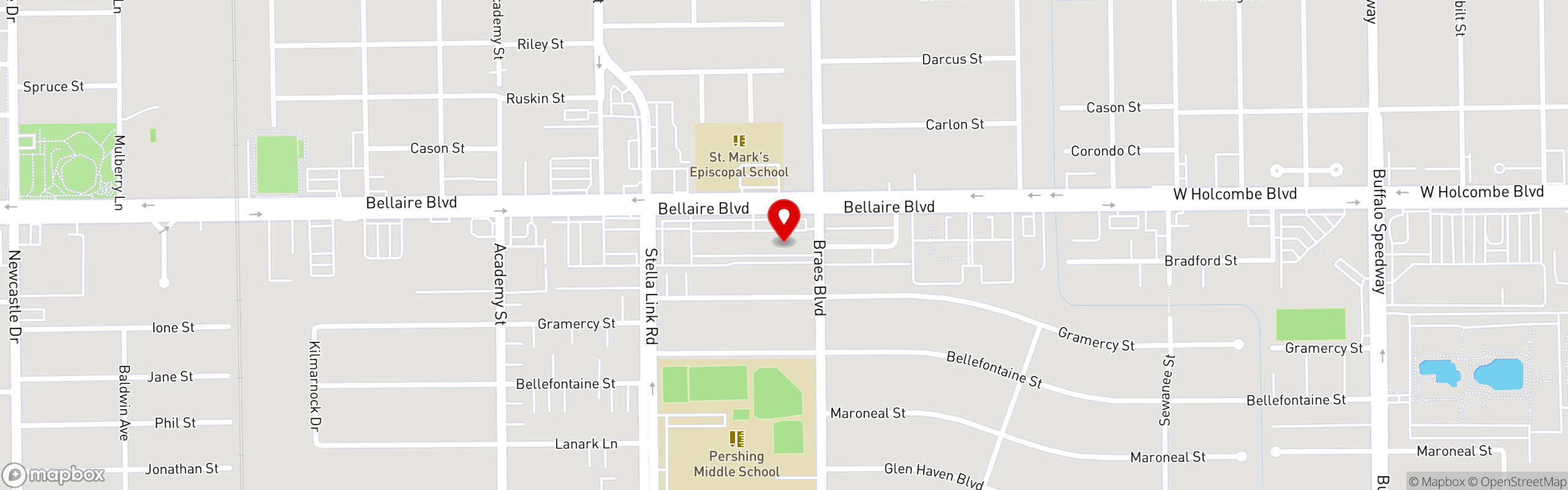 Street map pinning FK Nader's in FK Nader's