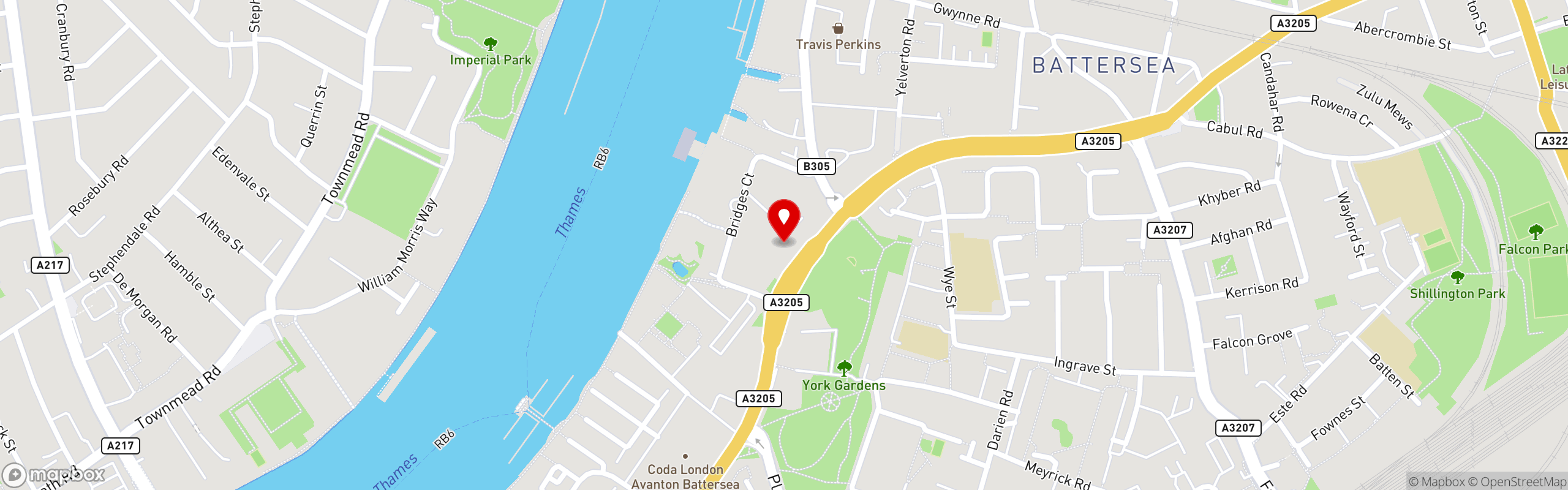 Street map pinning Made.It Cafe in Made.It