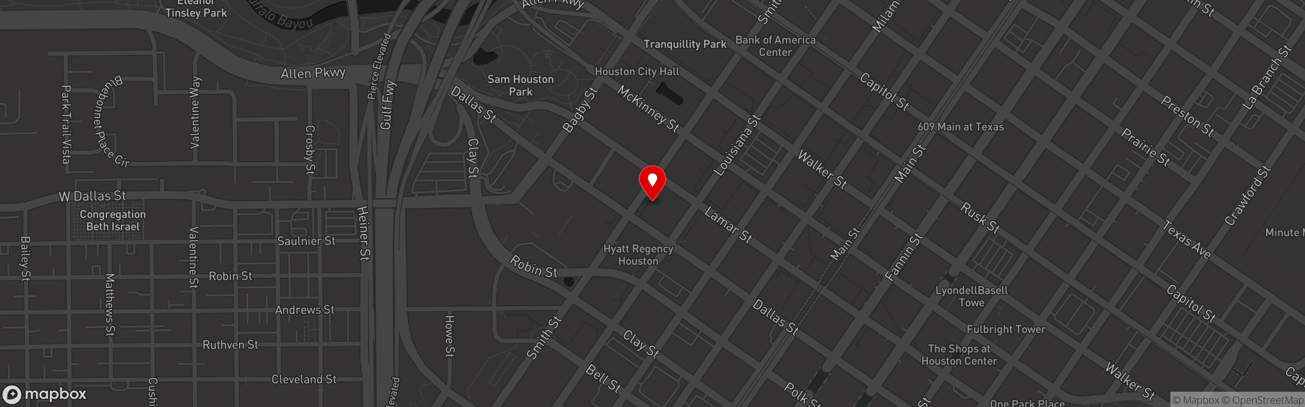 Street map pinning Real Agave in Real Agave - Houston