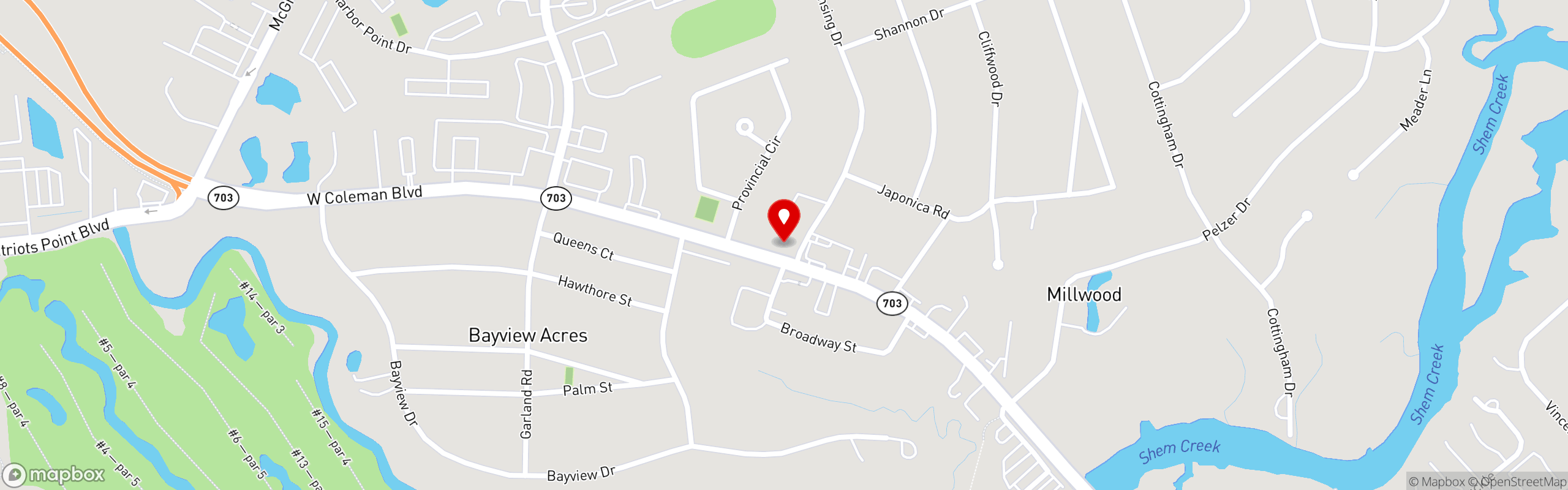 Street map pinning Metto Coffee & Tea in Metto Coffee & Tea