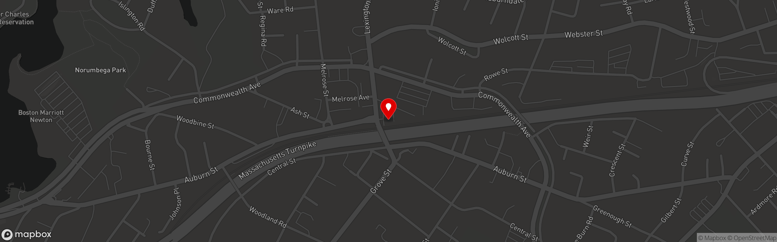 Street map pinning Ward 4 in Ward 4 Restaurant/Bar