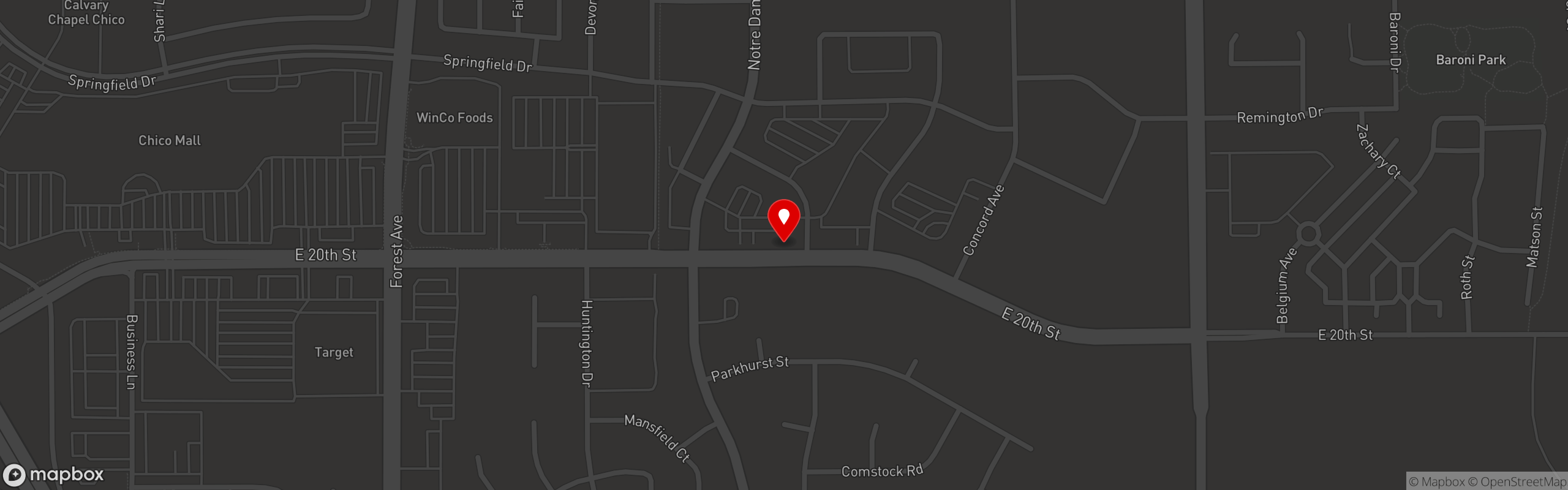 Street map pinning Farmers Brewing Restaurant & Taproom in Farmers Brewing Restaurant & Taproom