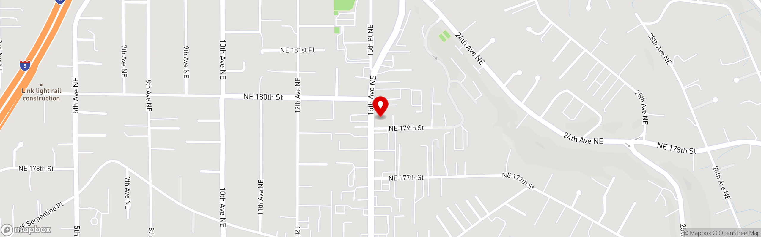Street map pinning Suni's Express in Suni's Express