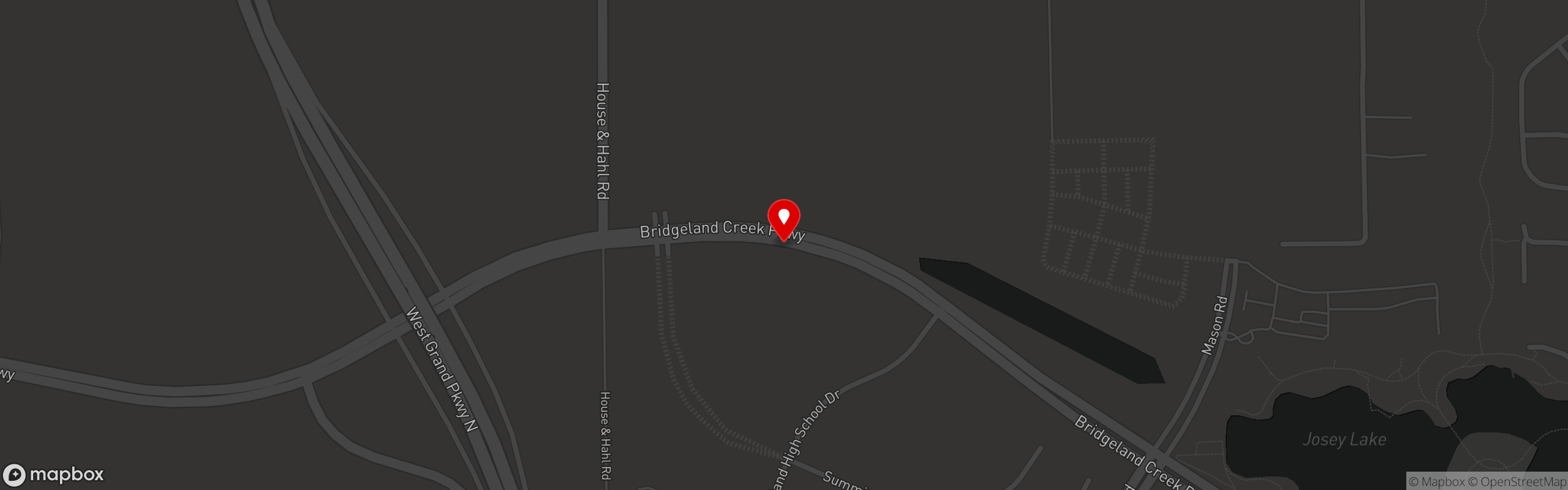 Street map pinning Jonathan's The Rub in Jonathan's The Rub - Bridgeland