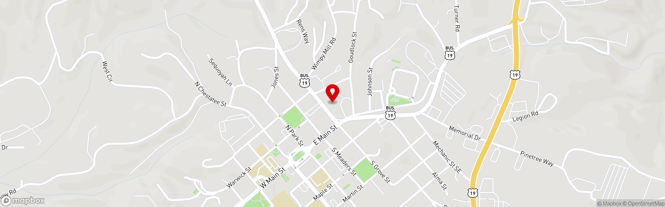 Street map pinning 7Pie in 7Pie