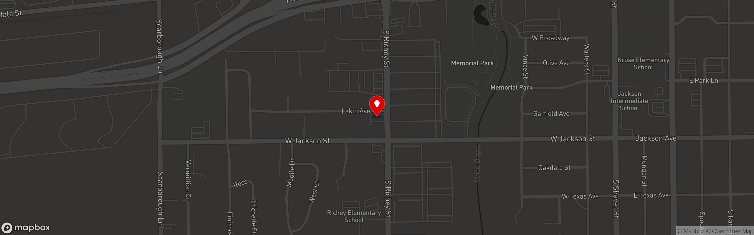 Street map pinning Dichos Taqueria in Pasadena | TX (Temporarily Closed)