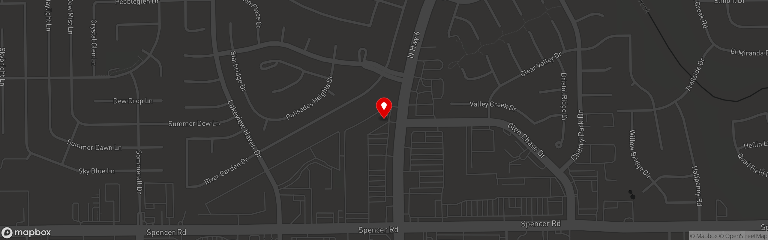 Street map pinning French Quarter Cajun Seafood in French Quarter Cajun Seafood