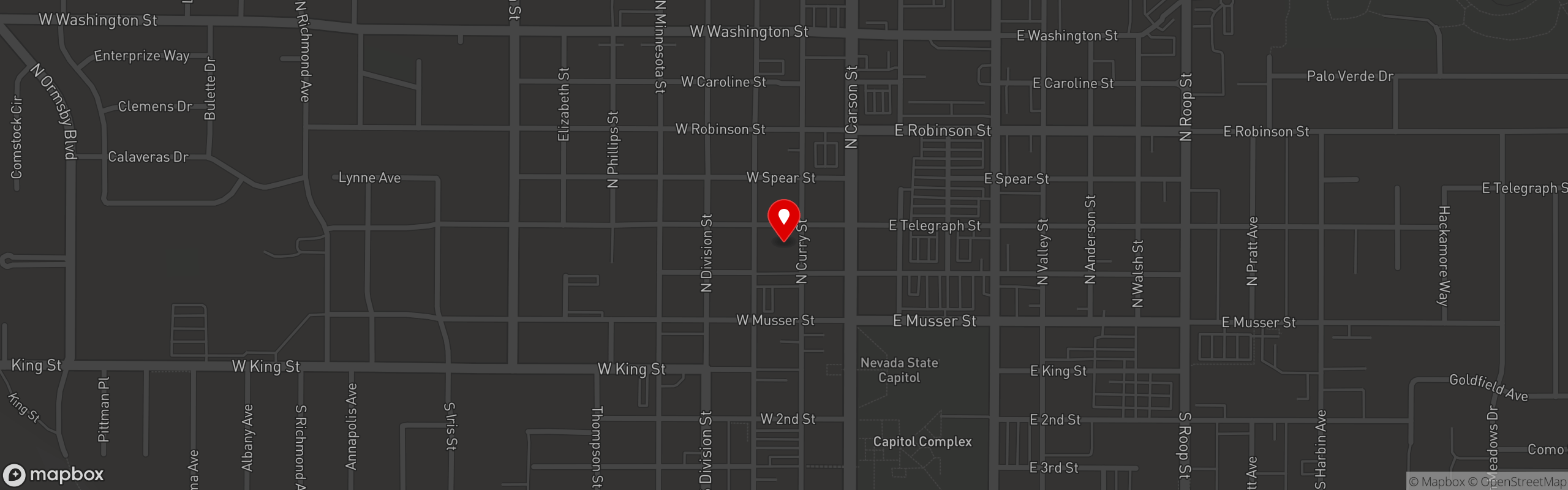 Street map pinning Cucina Lupo in Cucina Lupo