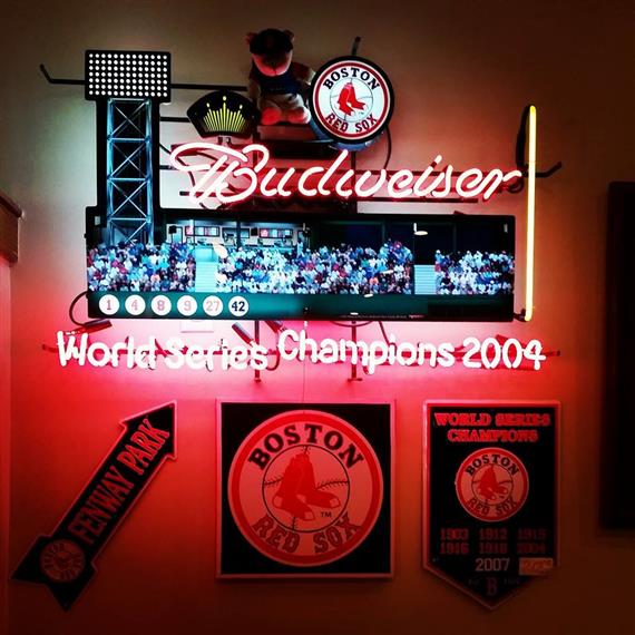 boston red sox neon sign