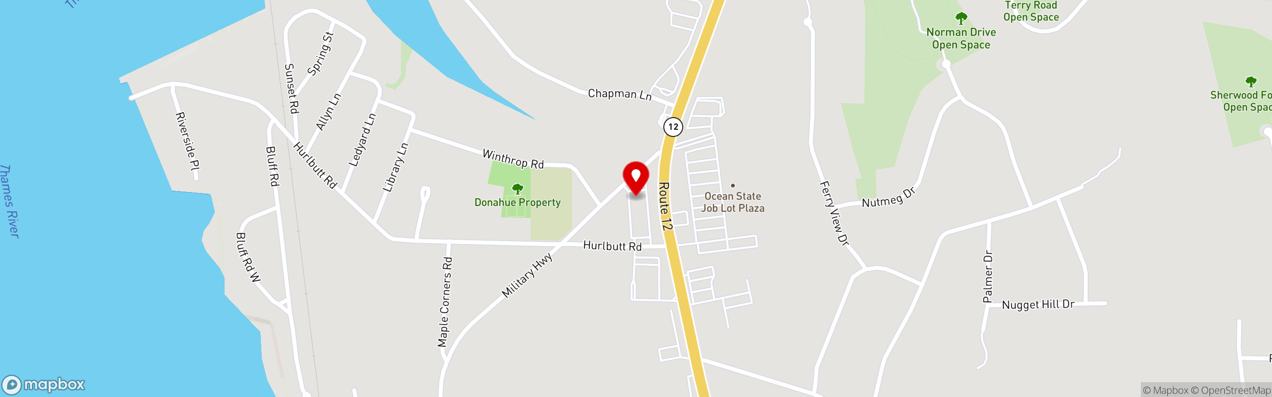 Street map pinning Fireside Brick Oven in Fireside Brick Oven