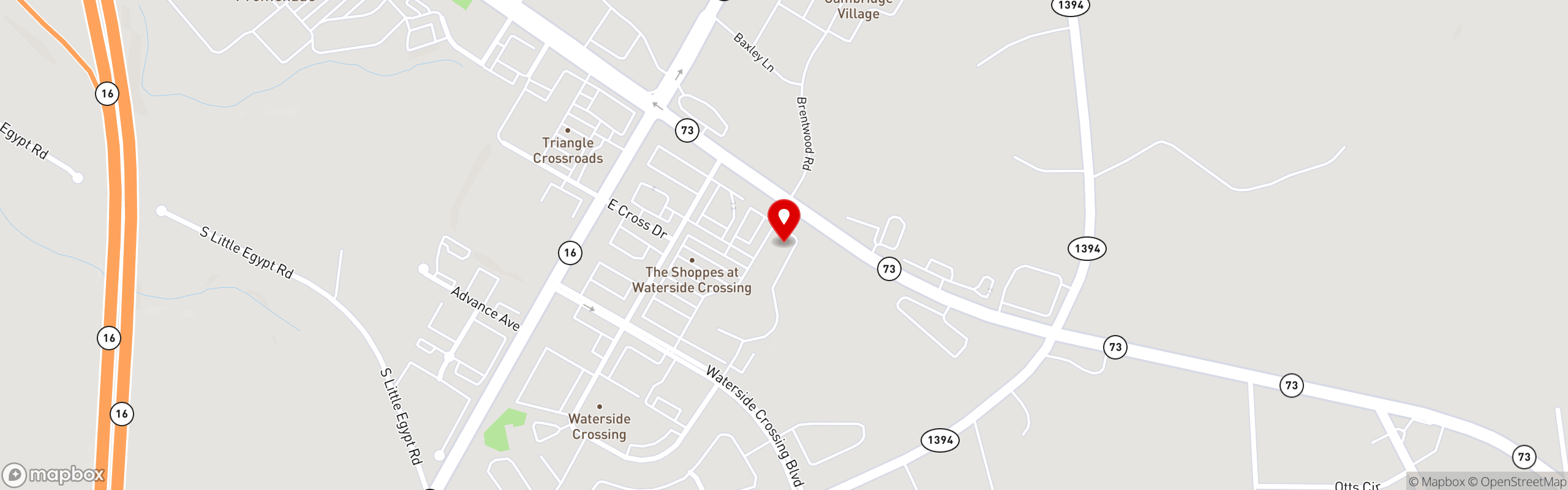 Street map pinning Chillfire Bar & Grill in Chillfire Bar & Grill