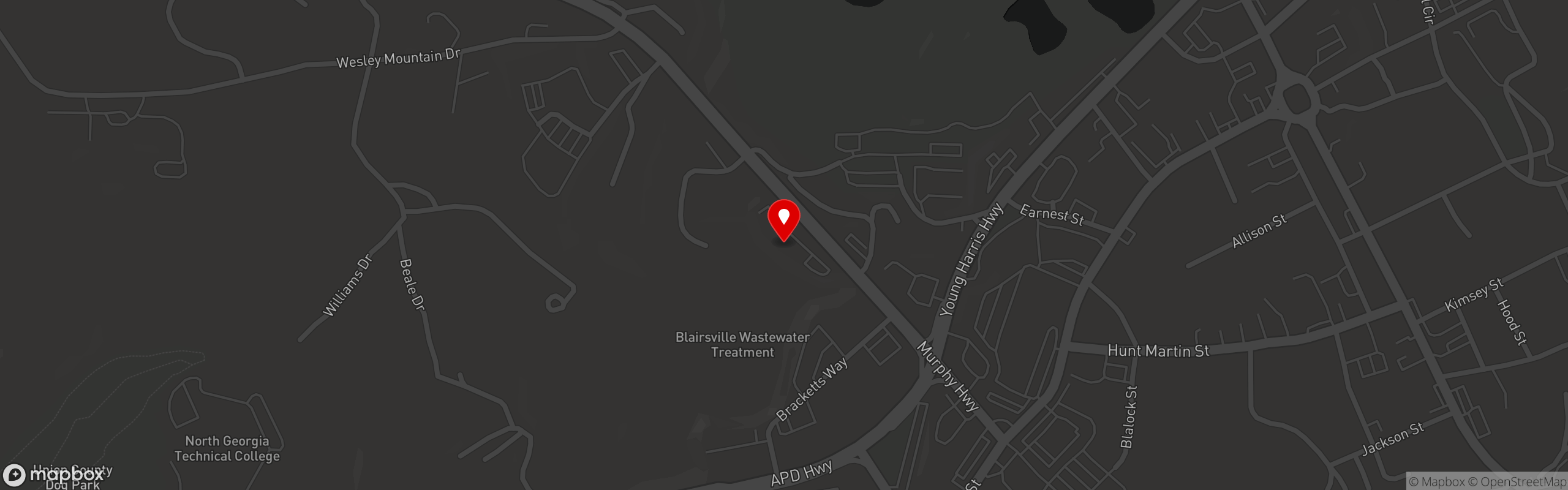 Street map pinning Teppanyaki Time in Teppanyaki Time Blairsville