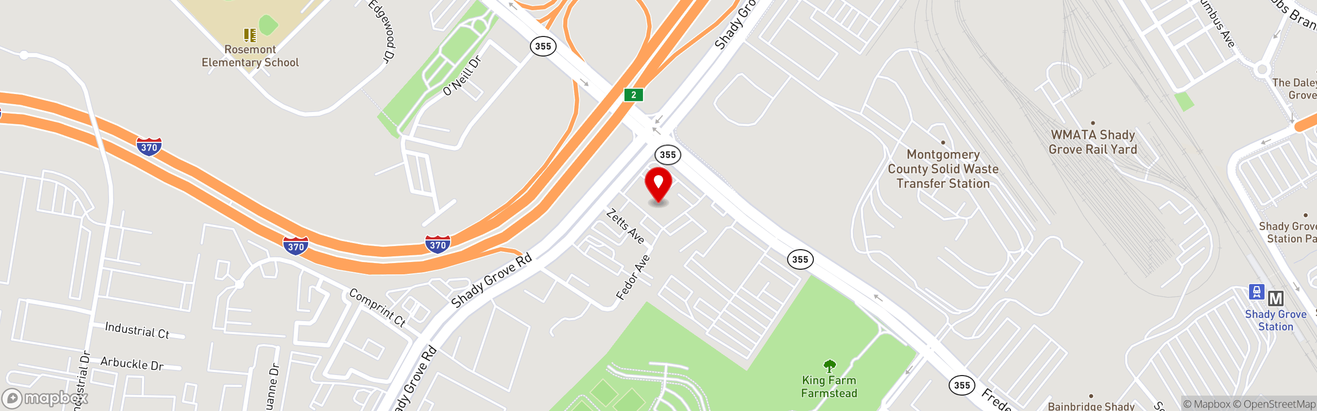 Street map pinning Minerva Indian Cuisine in Minerva Indian Cuisine