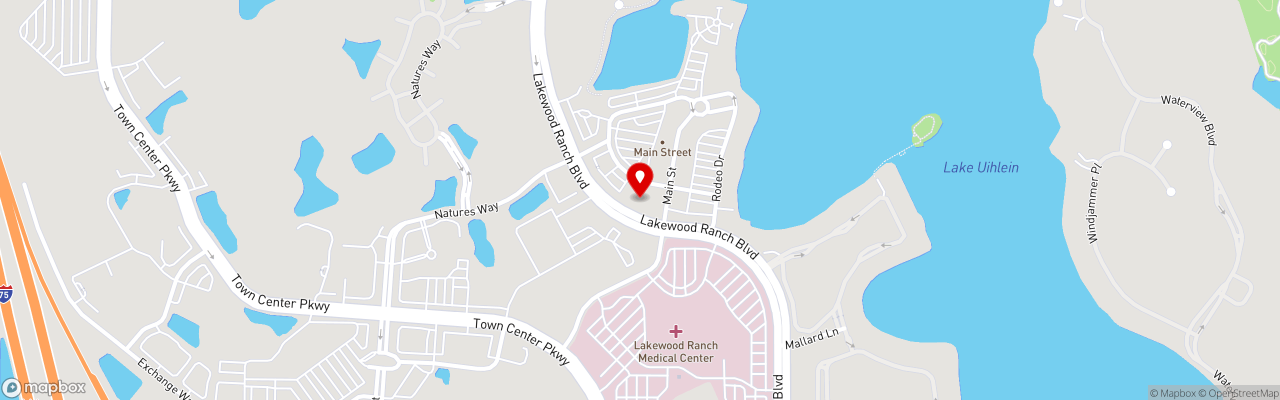 Street map pinning GROVE in GROVE