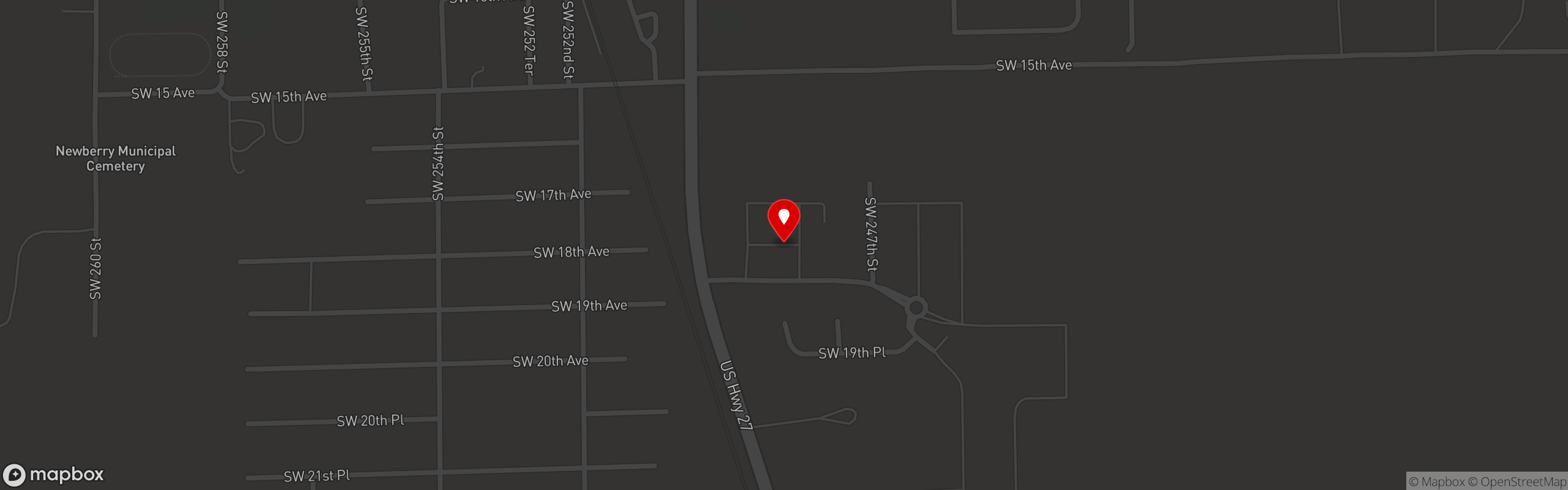 Street map pinning Tortillas Tex Mex in Tortillas Tex Mex