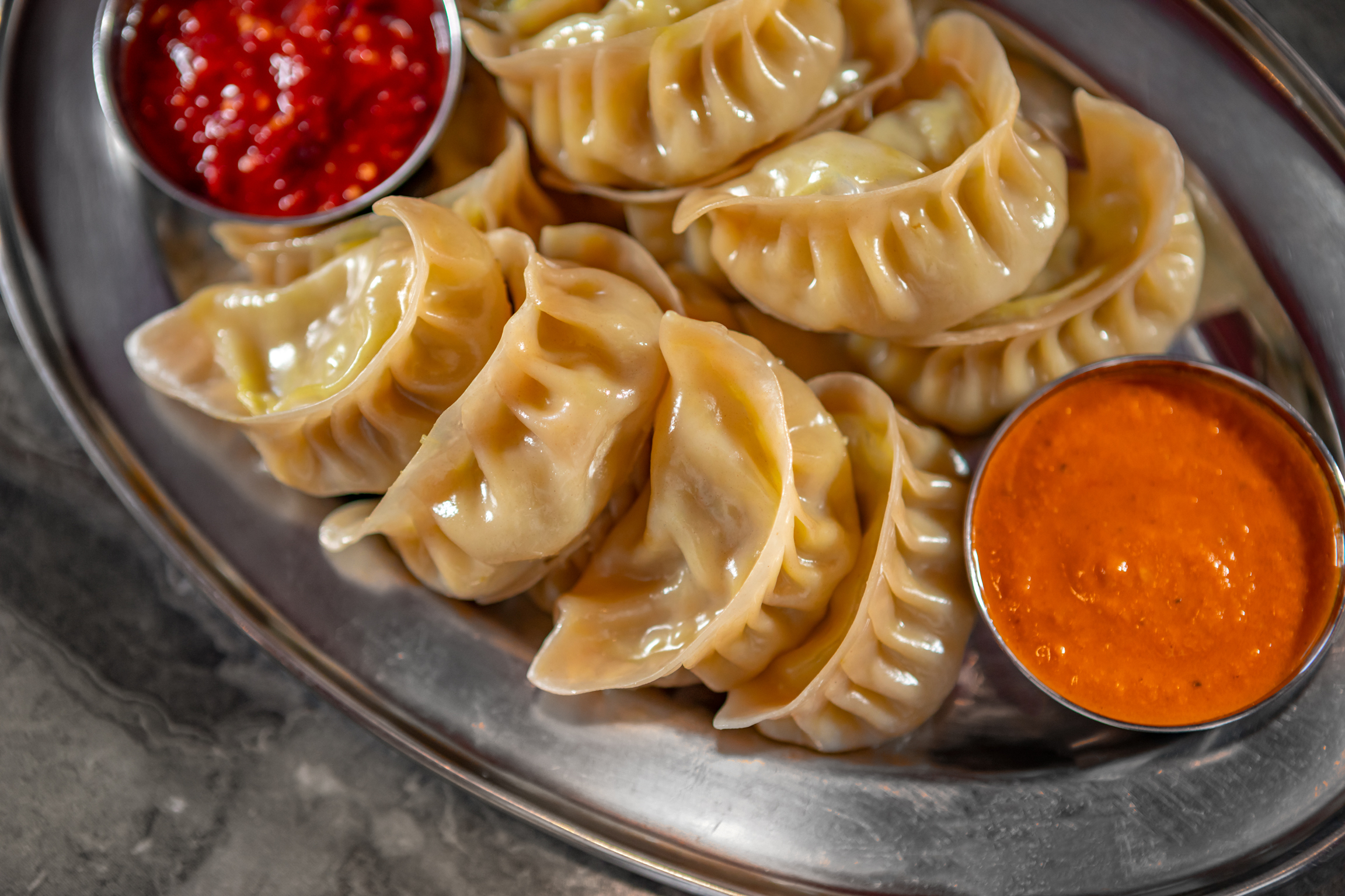 Chicken / Veggie Momo - Himalayan Curry & Kebob