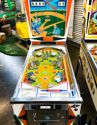 50s vintage baseball game ヴィンテージ パチンコ 動作良好 エポック社 ベースボールマシン BASEBALL MACHINE 昭和レトロ