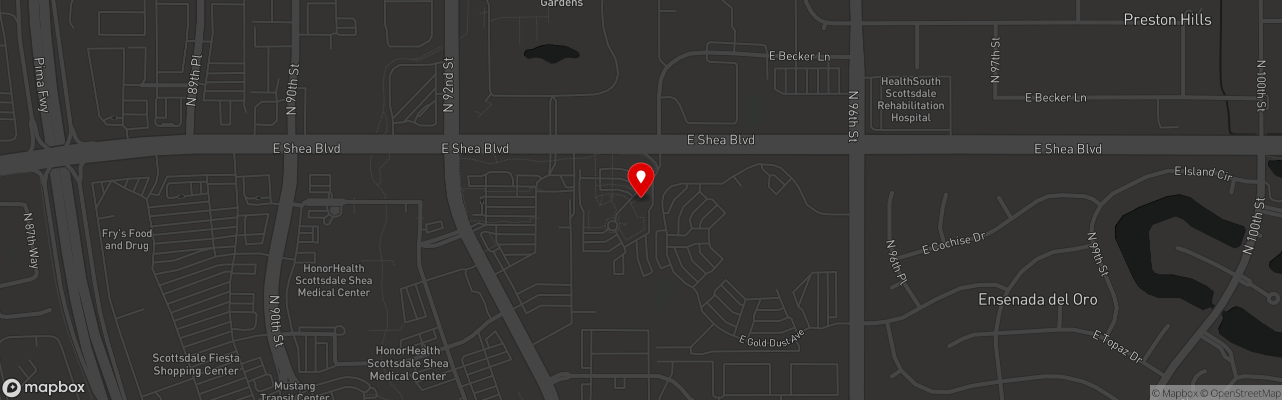 Street map pinning Salt and Lime Modern Mexican Grill in Salt and Lime - Shea