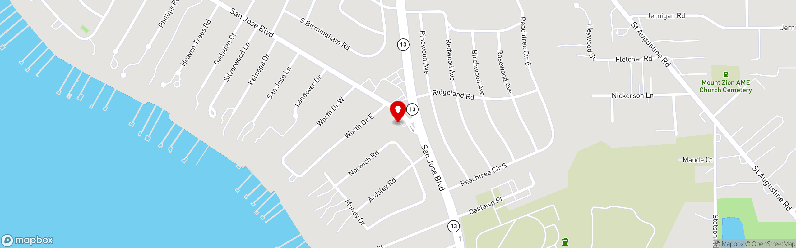 Street map pinning The Local in The Local - Miramar
