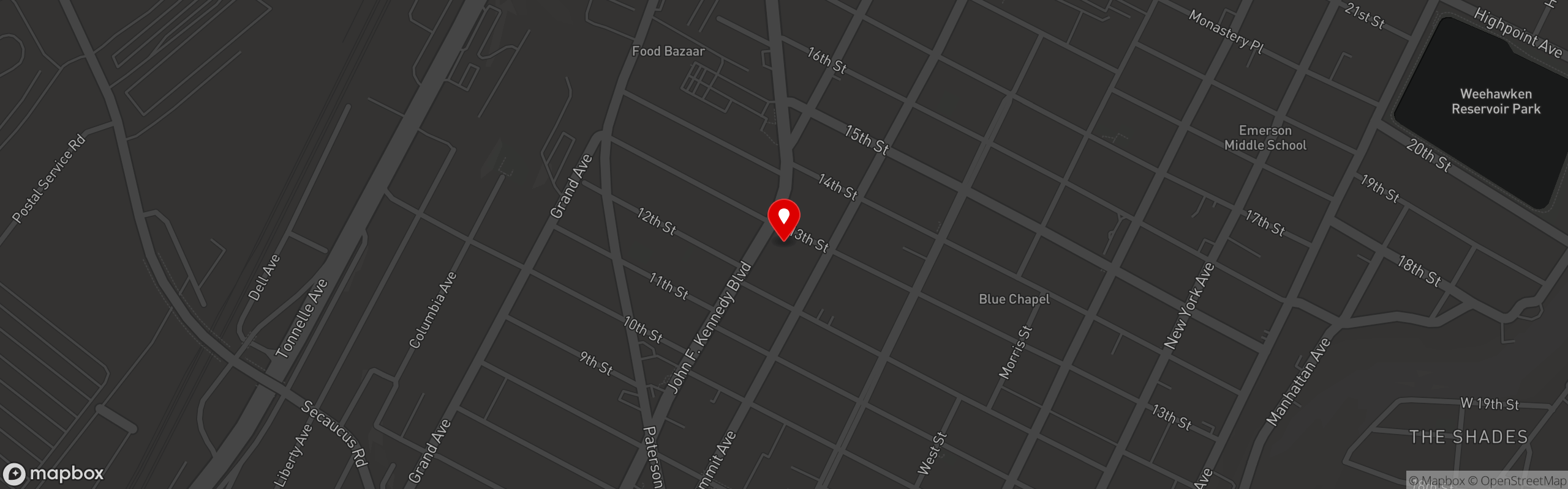Street map pinning Maracaibo in Maracaibo - Union City