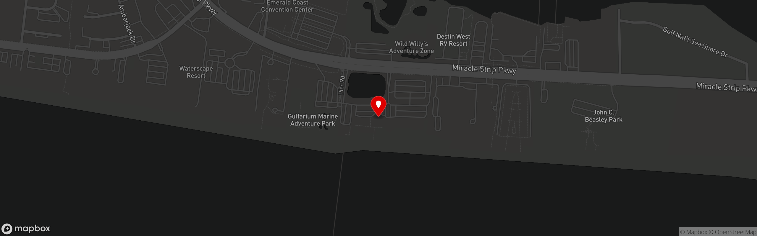 Street map pinning Floyd's Shrimp House in Floyd's Shrimp House