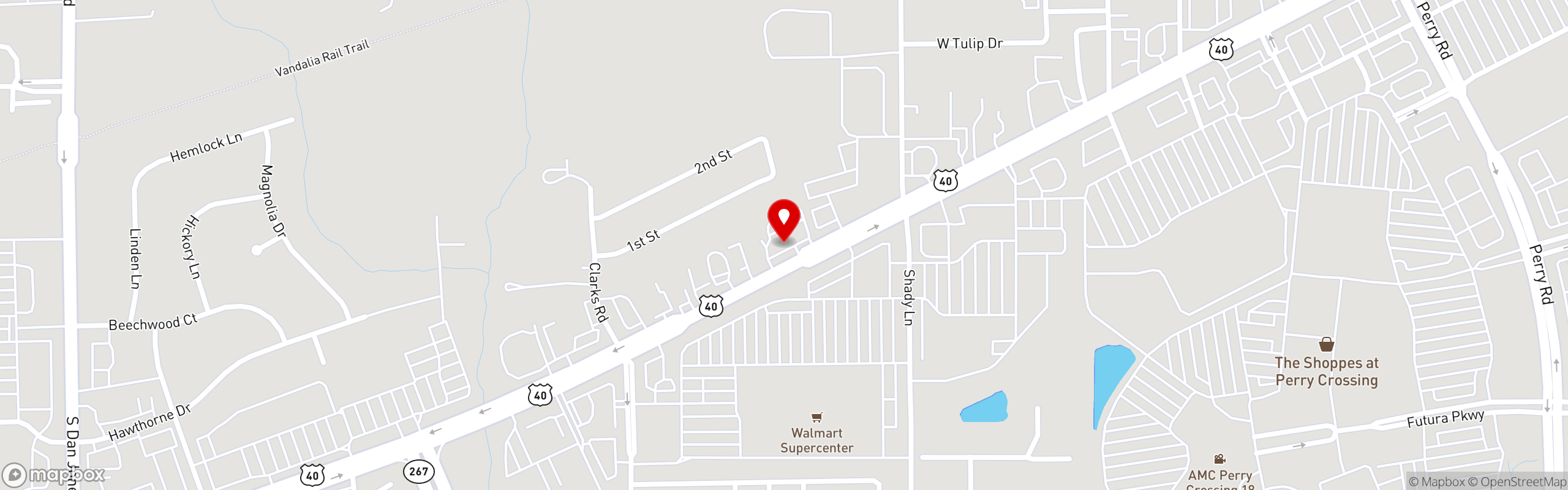 Street map pinning Pizza King | Plainfield, IN in Pizza King | Plainfield, IN