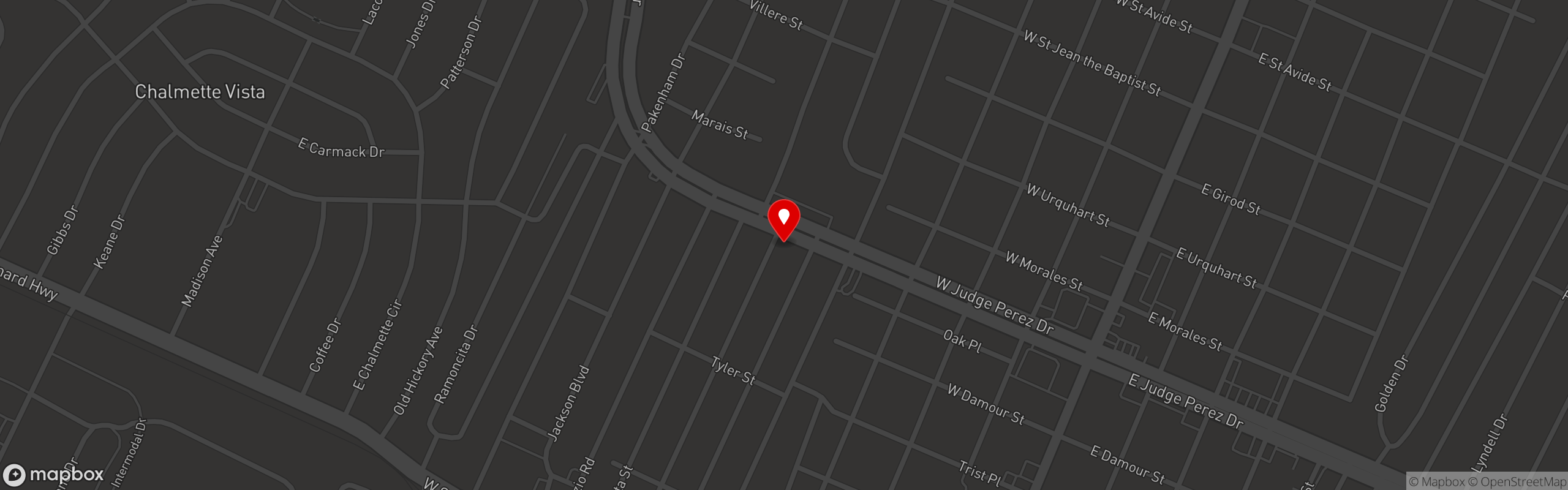 Street map pinning MeMe's Bar & Grille in MeMe's Bar & Grille