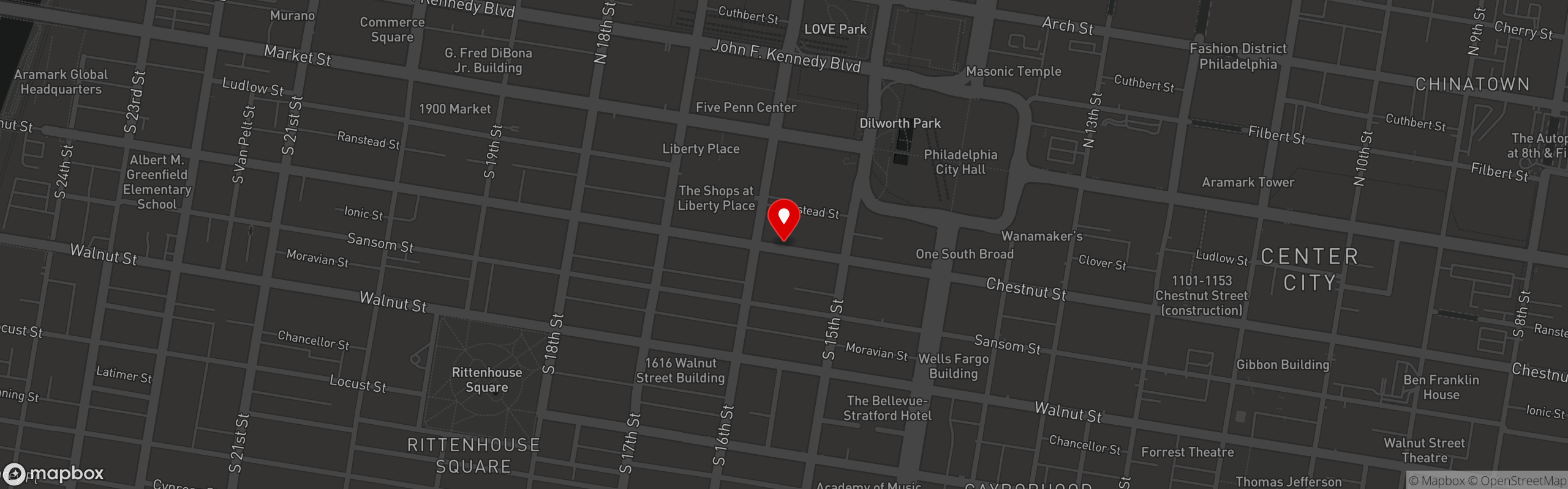 Street map pinning Giovani's Pizza Sports Bar in Giovani's Pizza Sports Bar