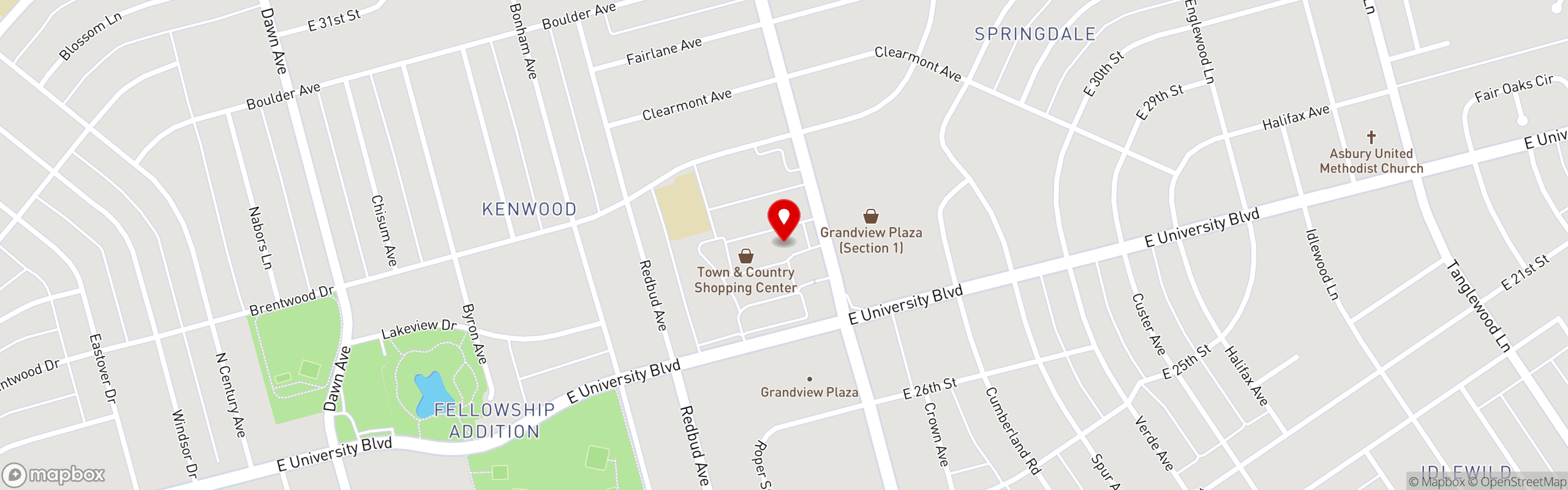 Street map pinning Good Life Nutrition in Good Life Nutrition