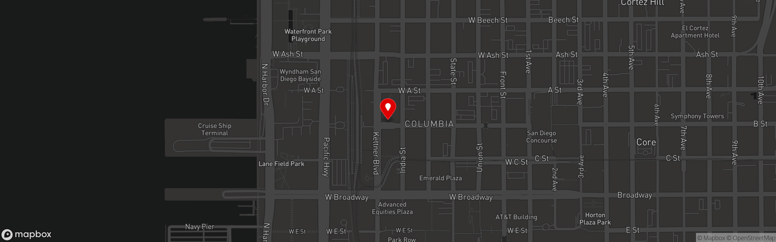 Street map pinning Carnivore Sandwich in Carnivore Sandwich