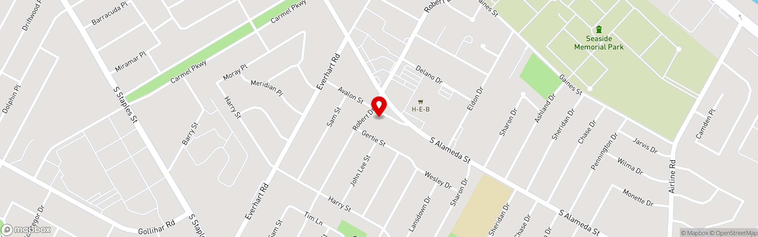 Street map pinning Ol' Steakhouse Co. in Ol' Steakhouse Co.