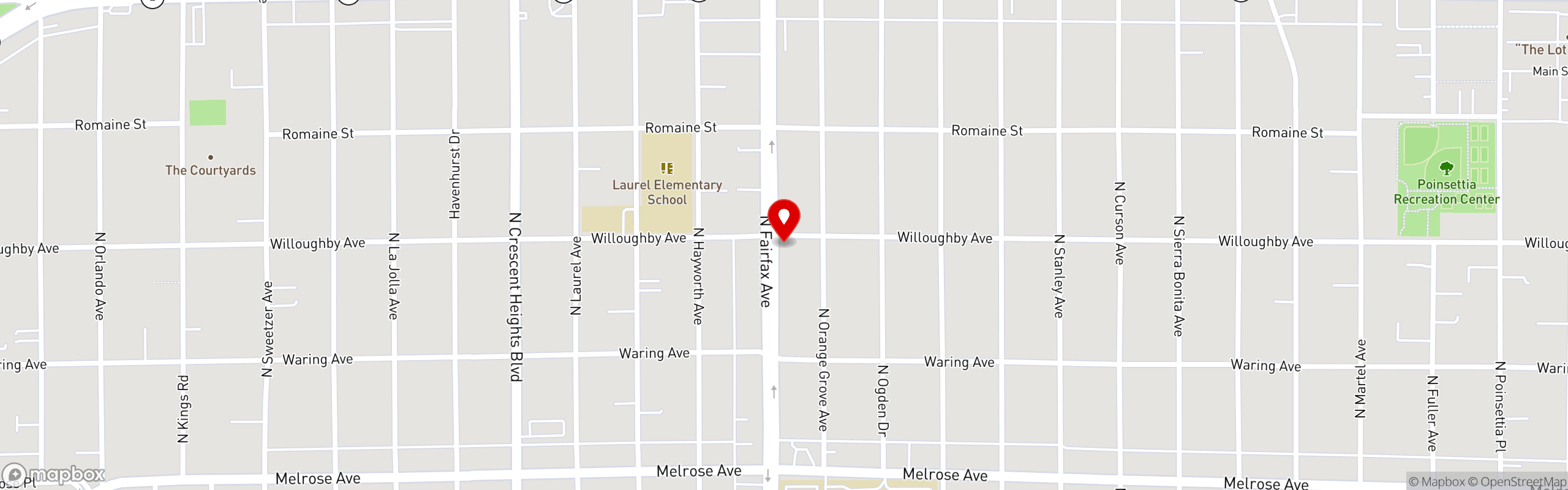 Street map pinning Guac Daddy in Guac Daddy - Fairfax - Coming Soon!