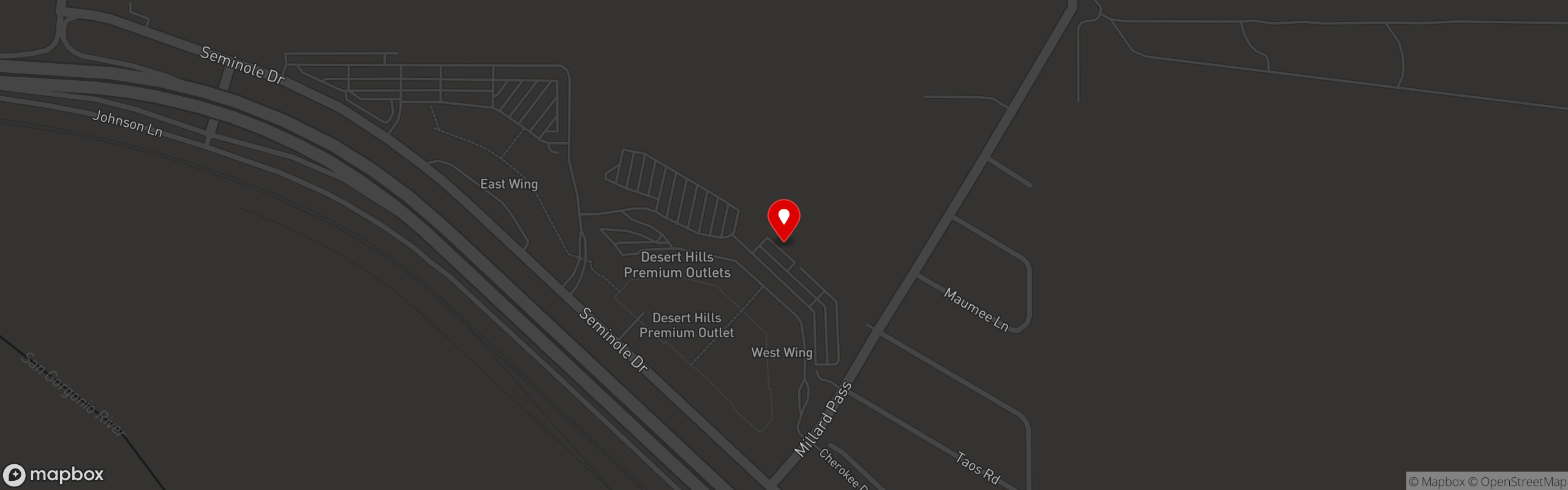 Street map pinning Birba in Birba Cabazon, CA.