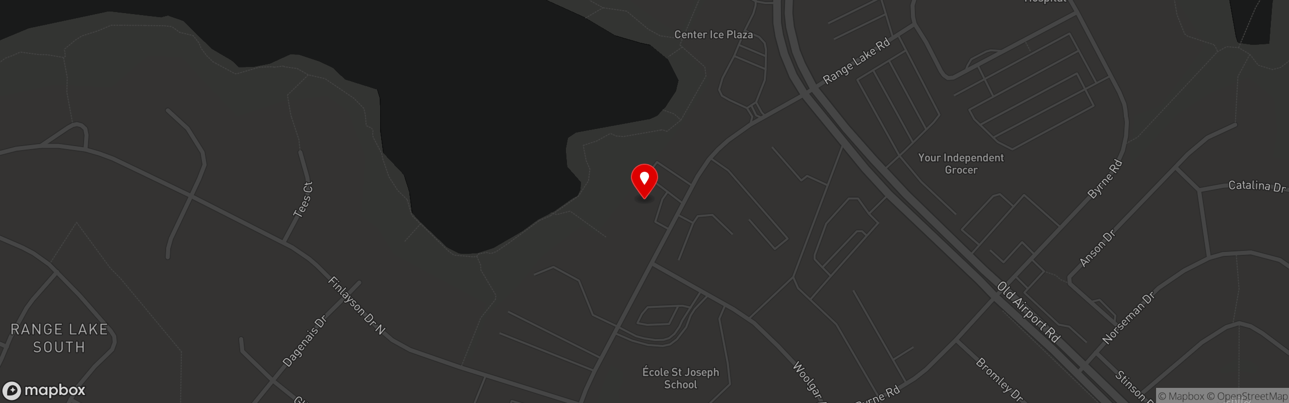 Street map pinning Copperhouse Eatery + Lounge in Copperhouse - Yellowknife